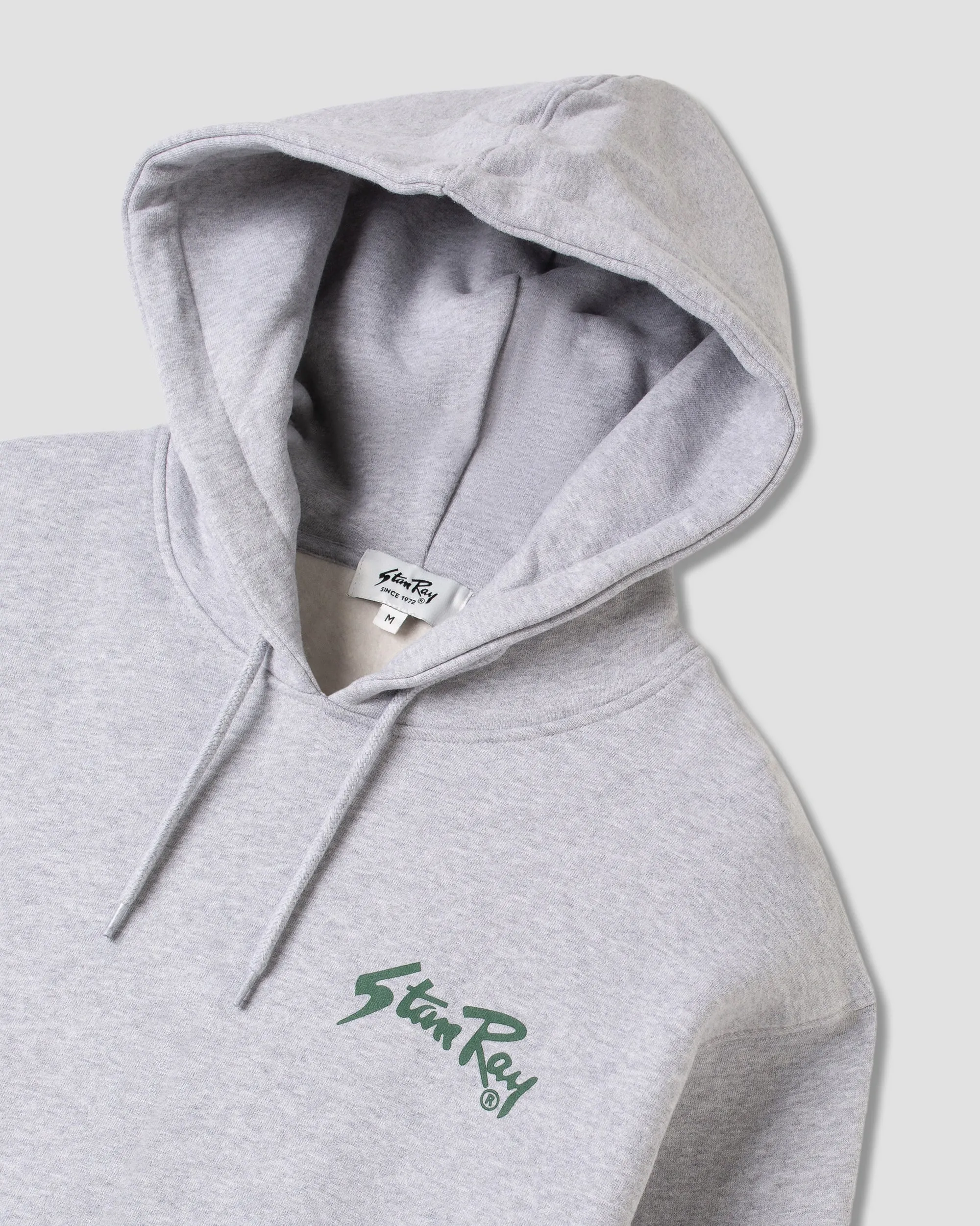 Stan OG Hood (Grey Marl / Green)