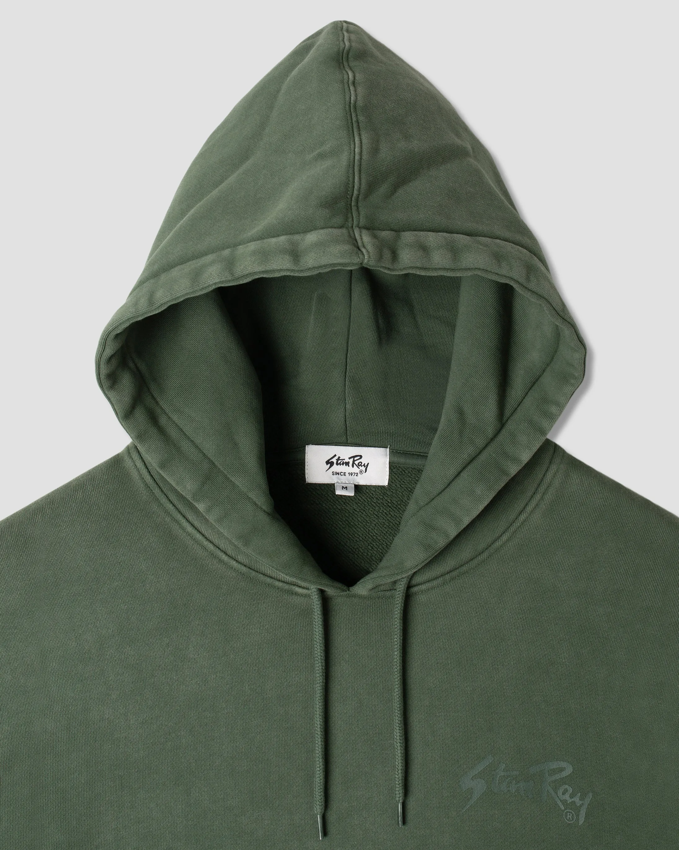 Stan OG Hood (Washed Green / Tonal Print)