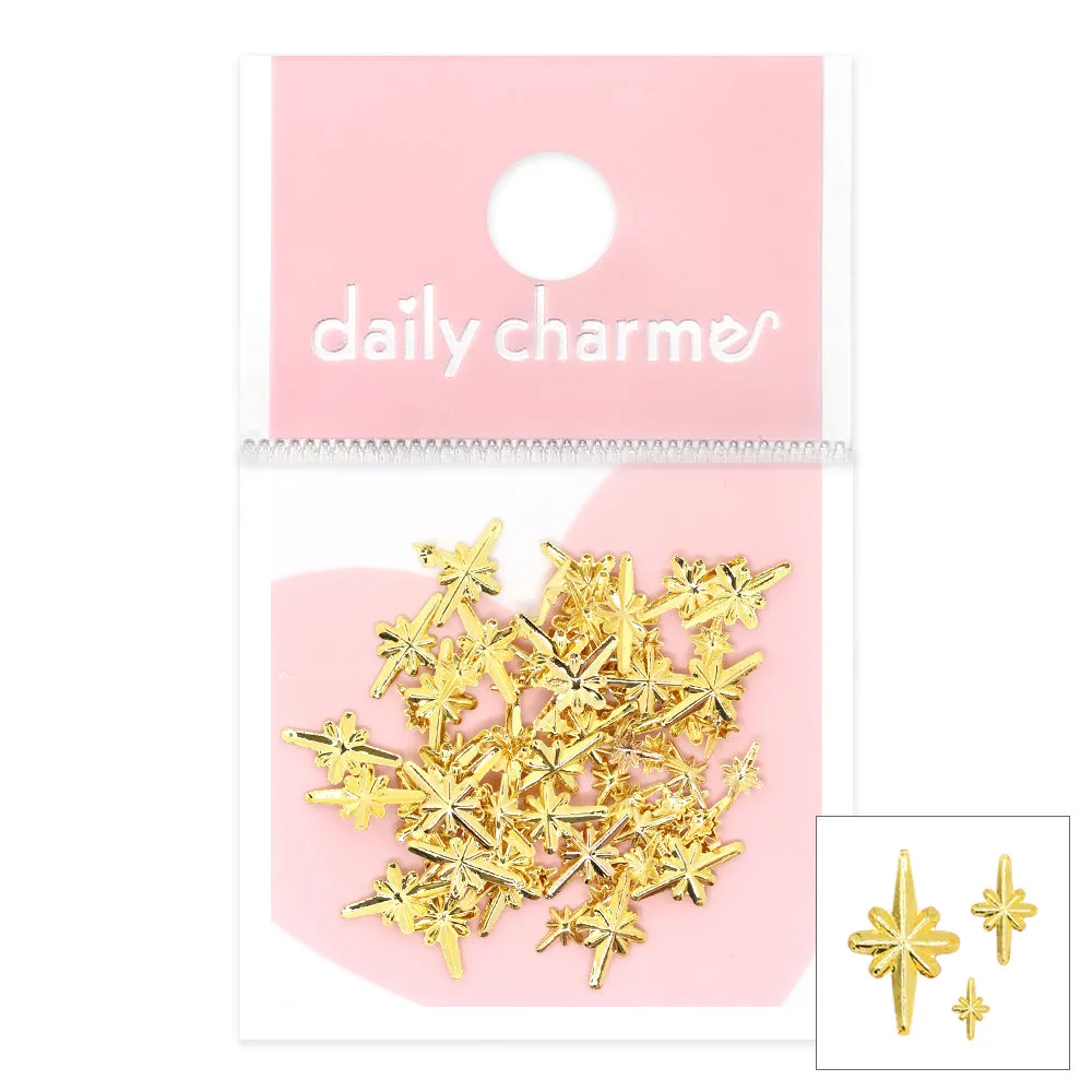 Star Sparkles Studs Mix / Gold