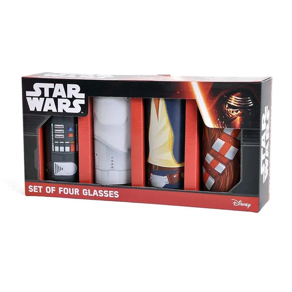 Star Wars Set of 4 Glasses