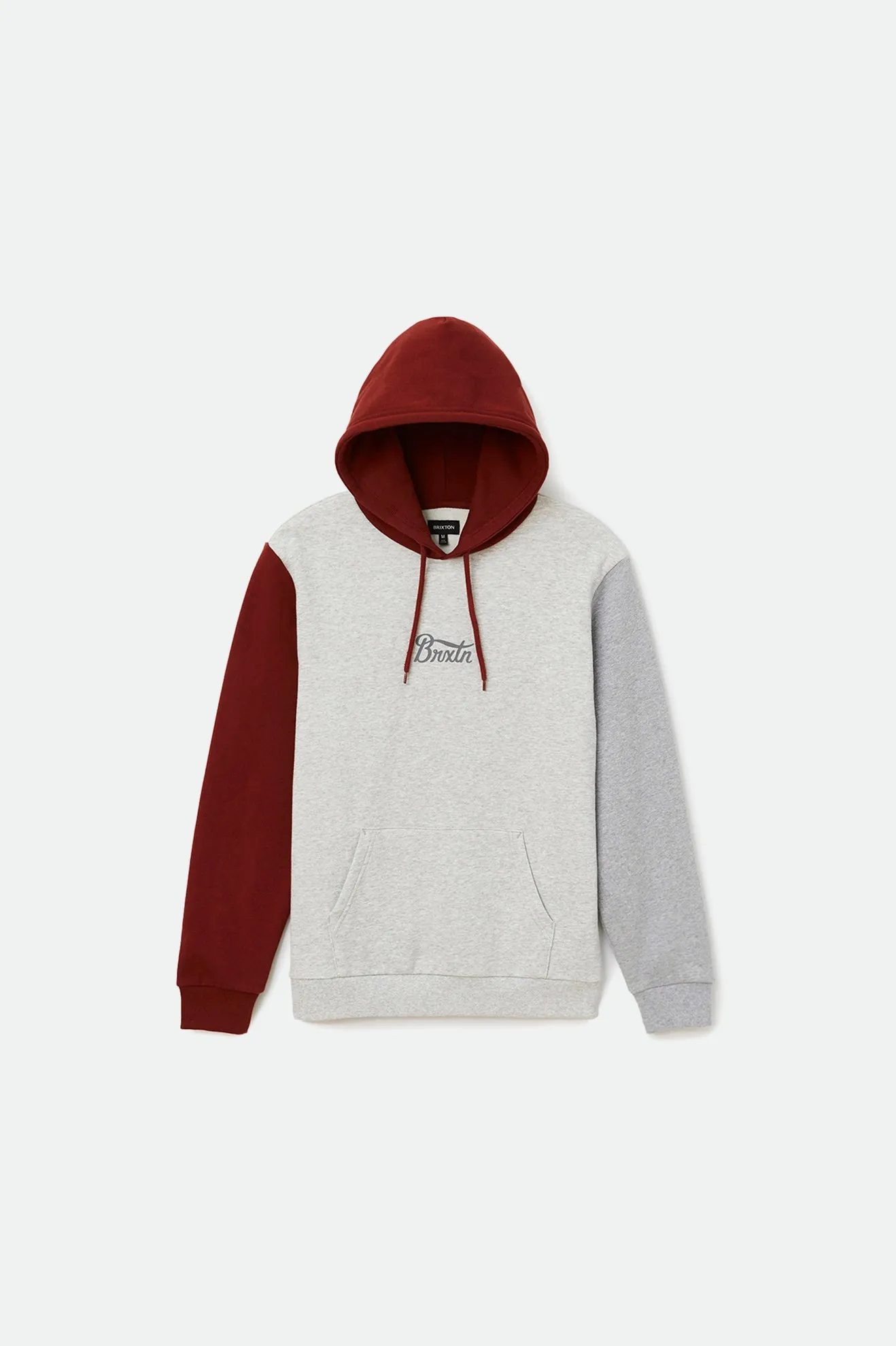 Stith Hood - Heather Grey/Dark Brick