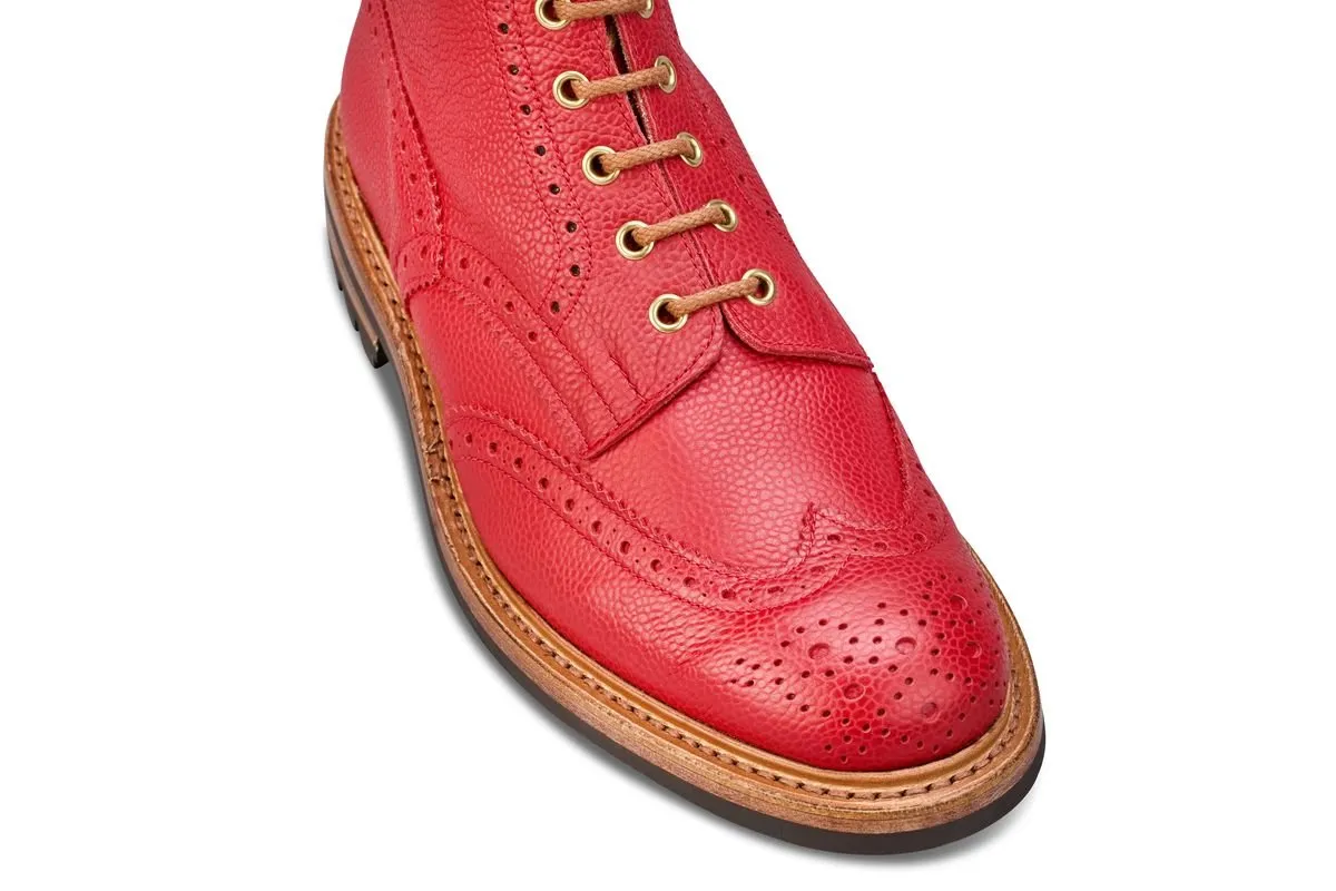 Stow Country Boot - Red Scotch Grain