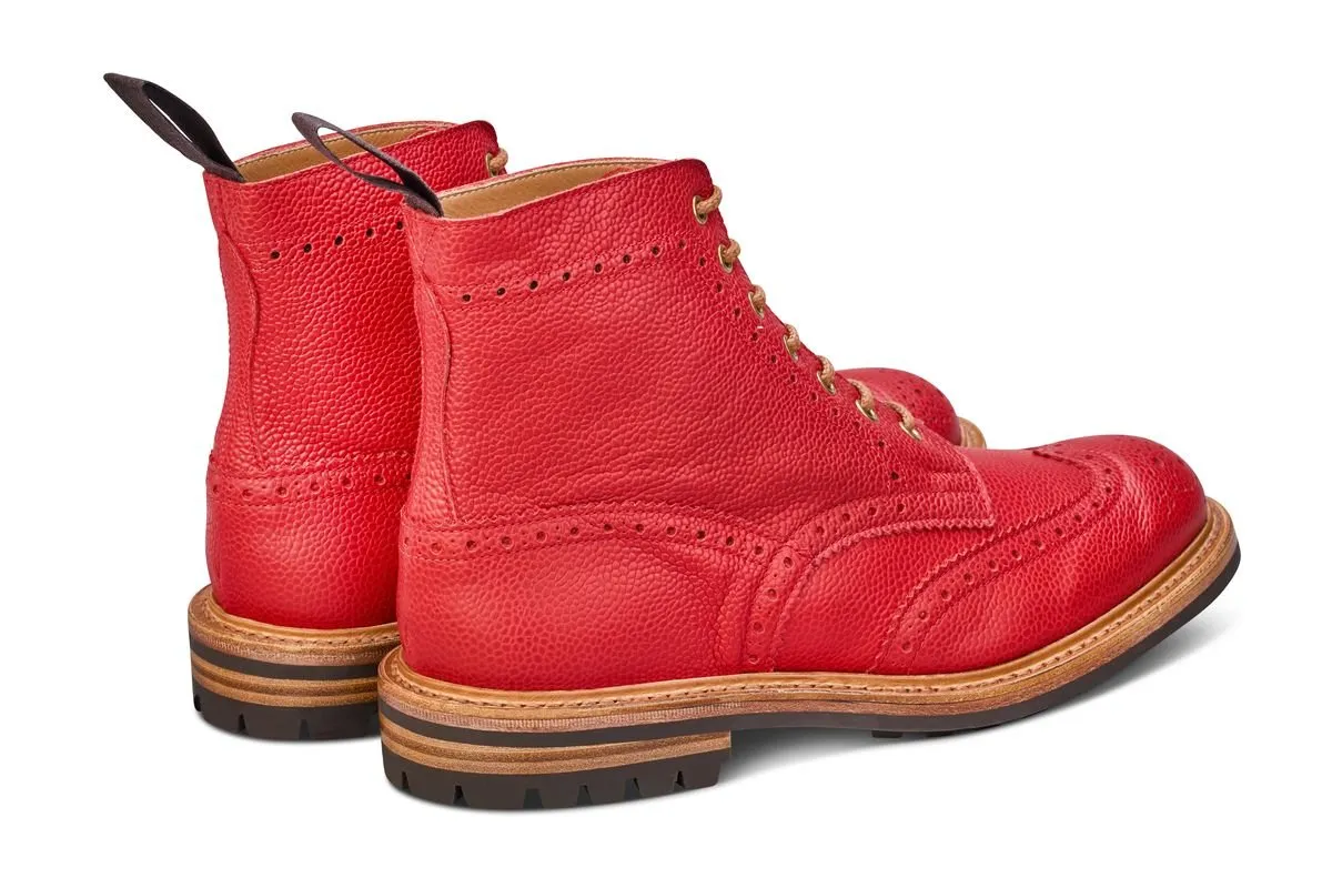 Stow Country Boot - Red Scotch Grain