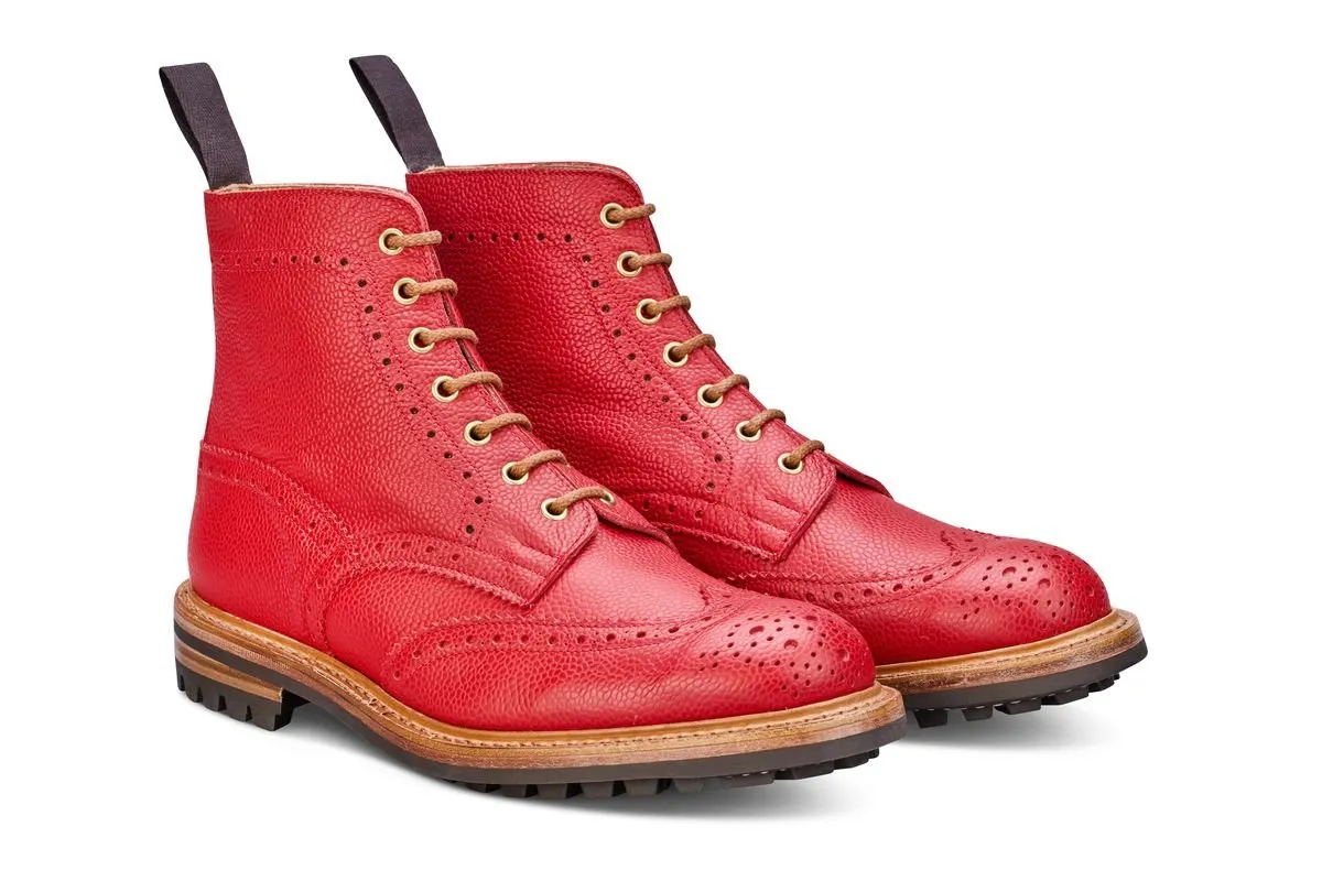 Stow Country Boot - Red Scotch Grain