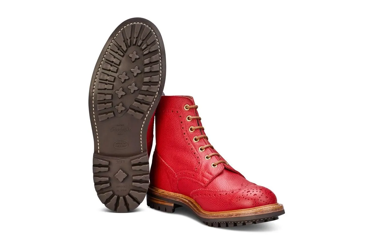 Stow Country Boot - Red Scotch Grain