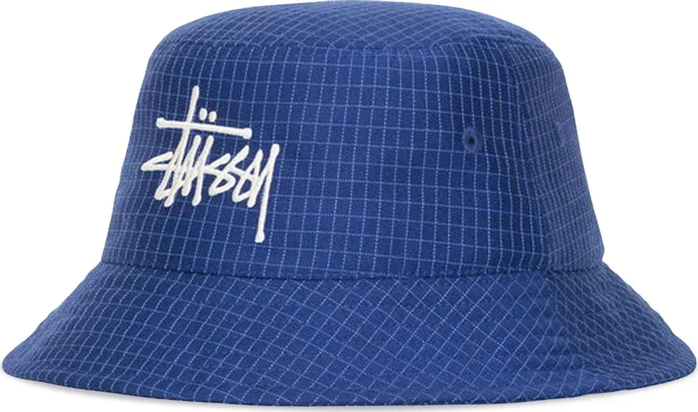 STUSSY - Men Grid Basic Bucket Hat