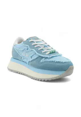 SUN68 Big Stargirl Sneaker Donna Azzurro Z34216