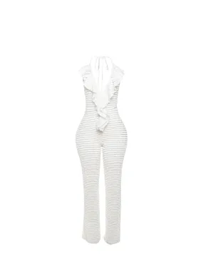 Talia Textured Jumpsuit