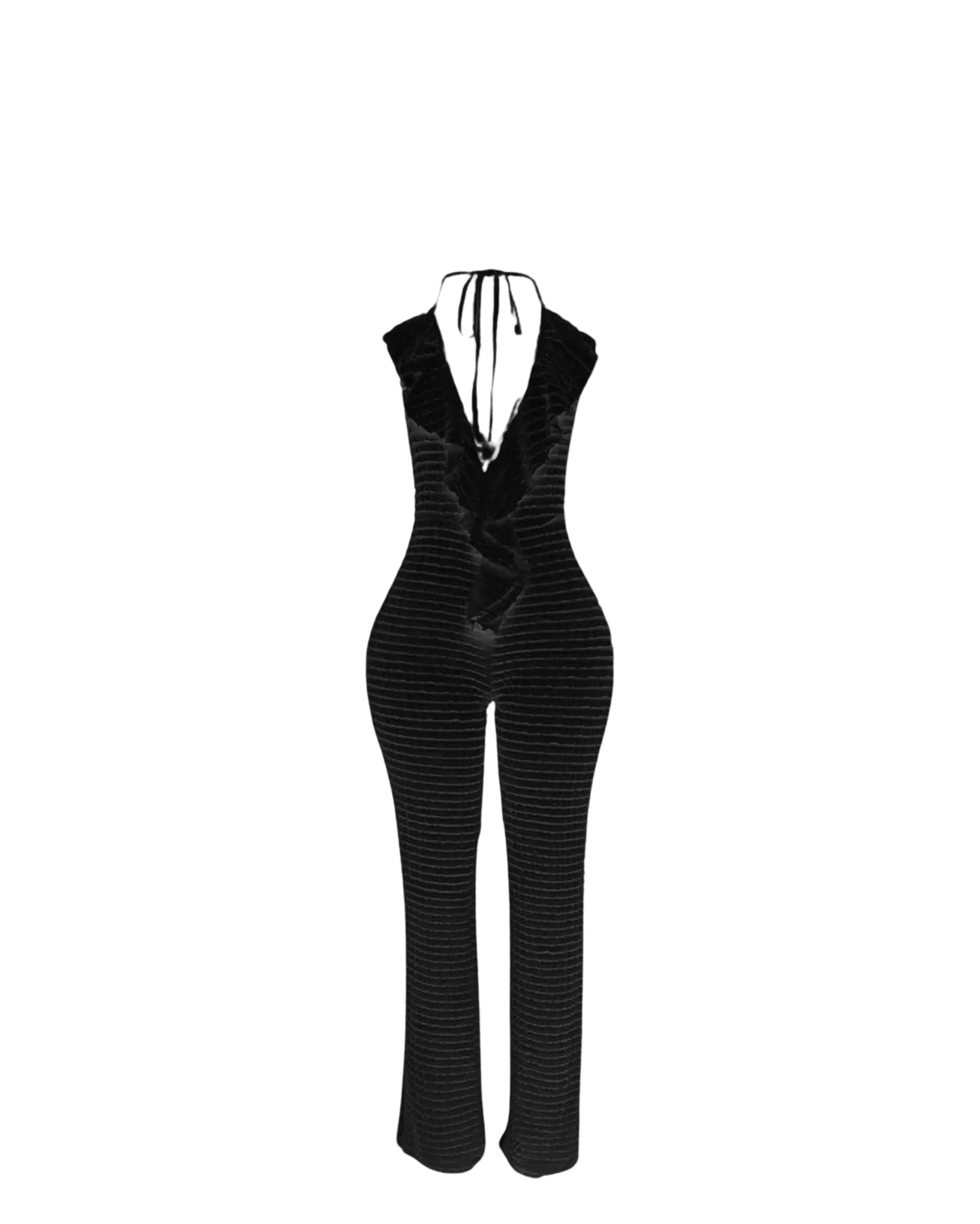 Talia Textured Jumpsuit