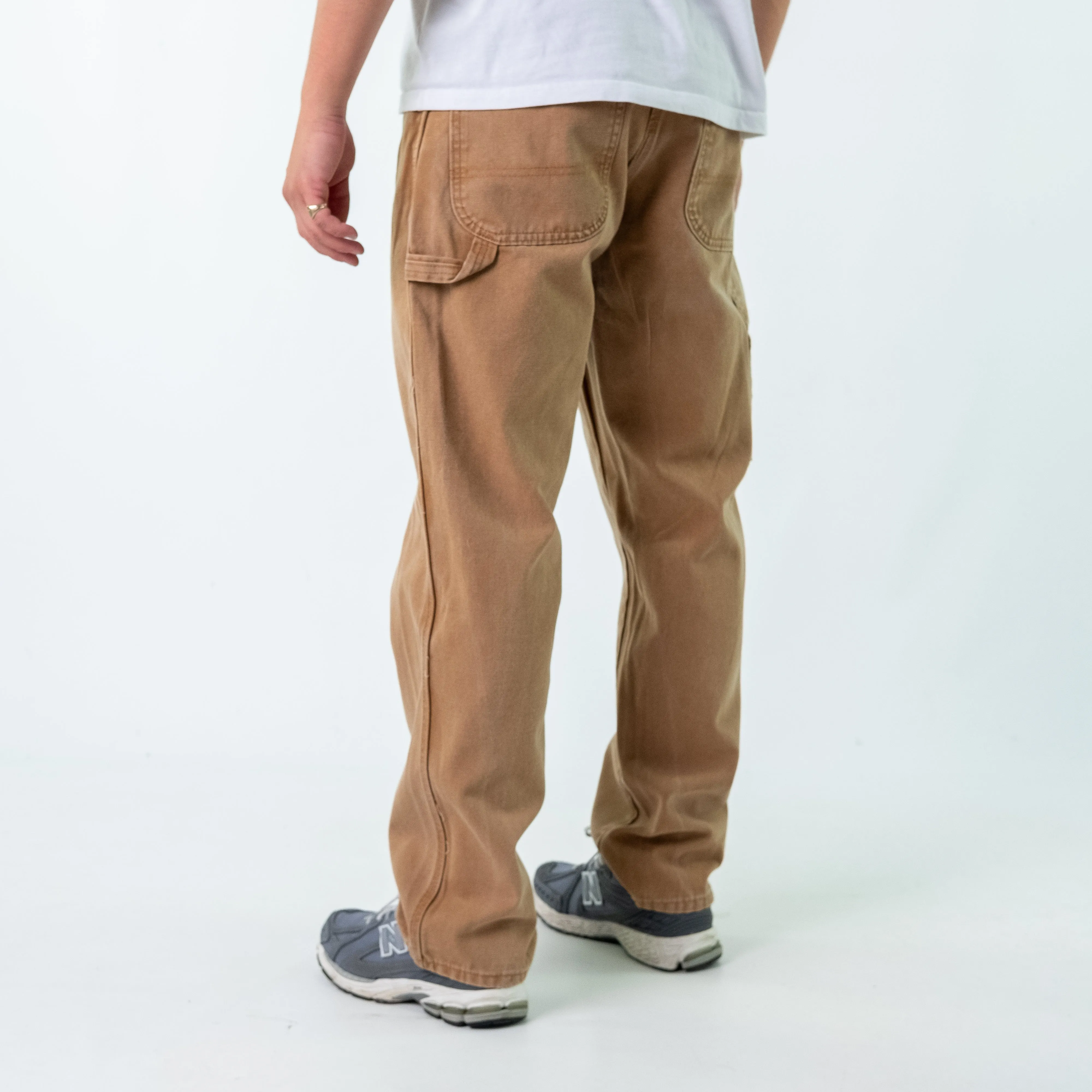 Tan 90s Dickies Denim Carpenter Jeans Baggy Pants (34x32)