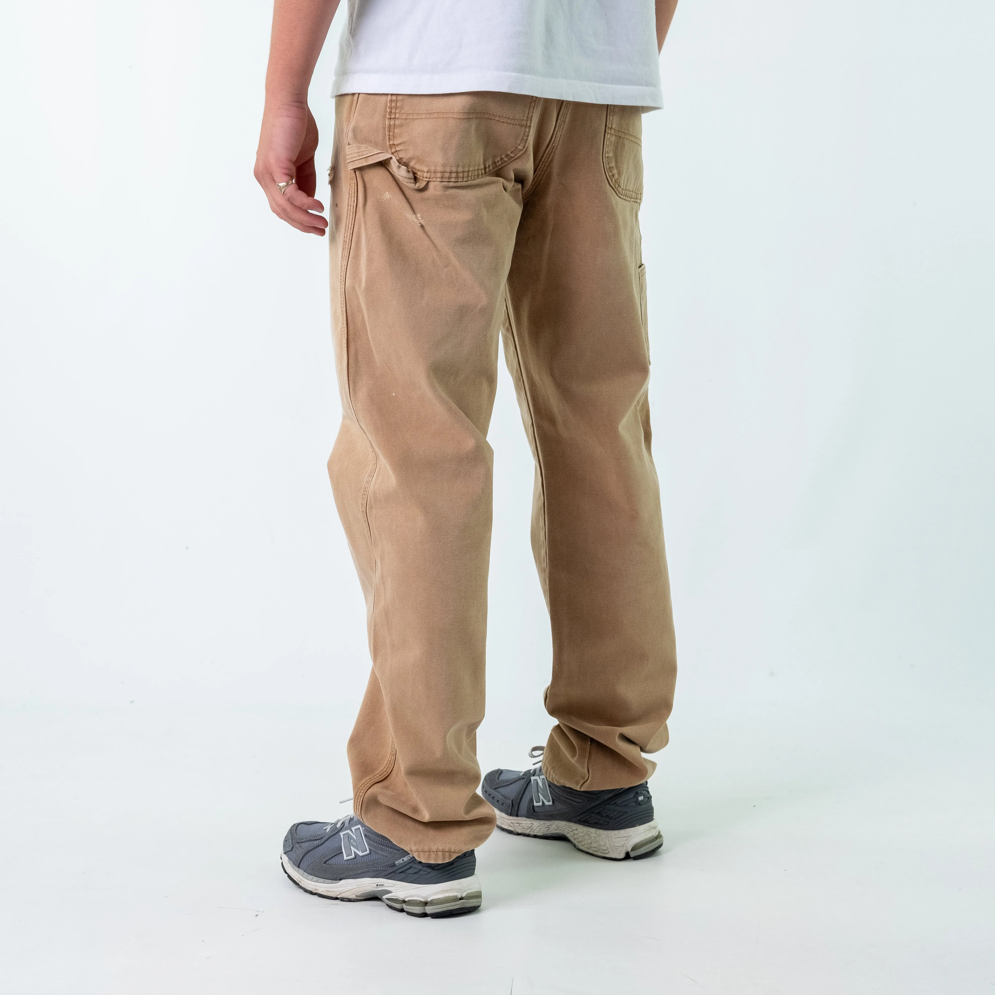 Tan 90s Dickies Denim Carpenter Jeans Baggy Pants (34x34)