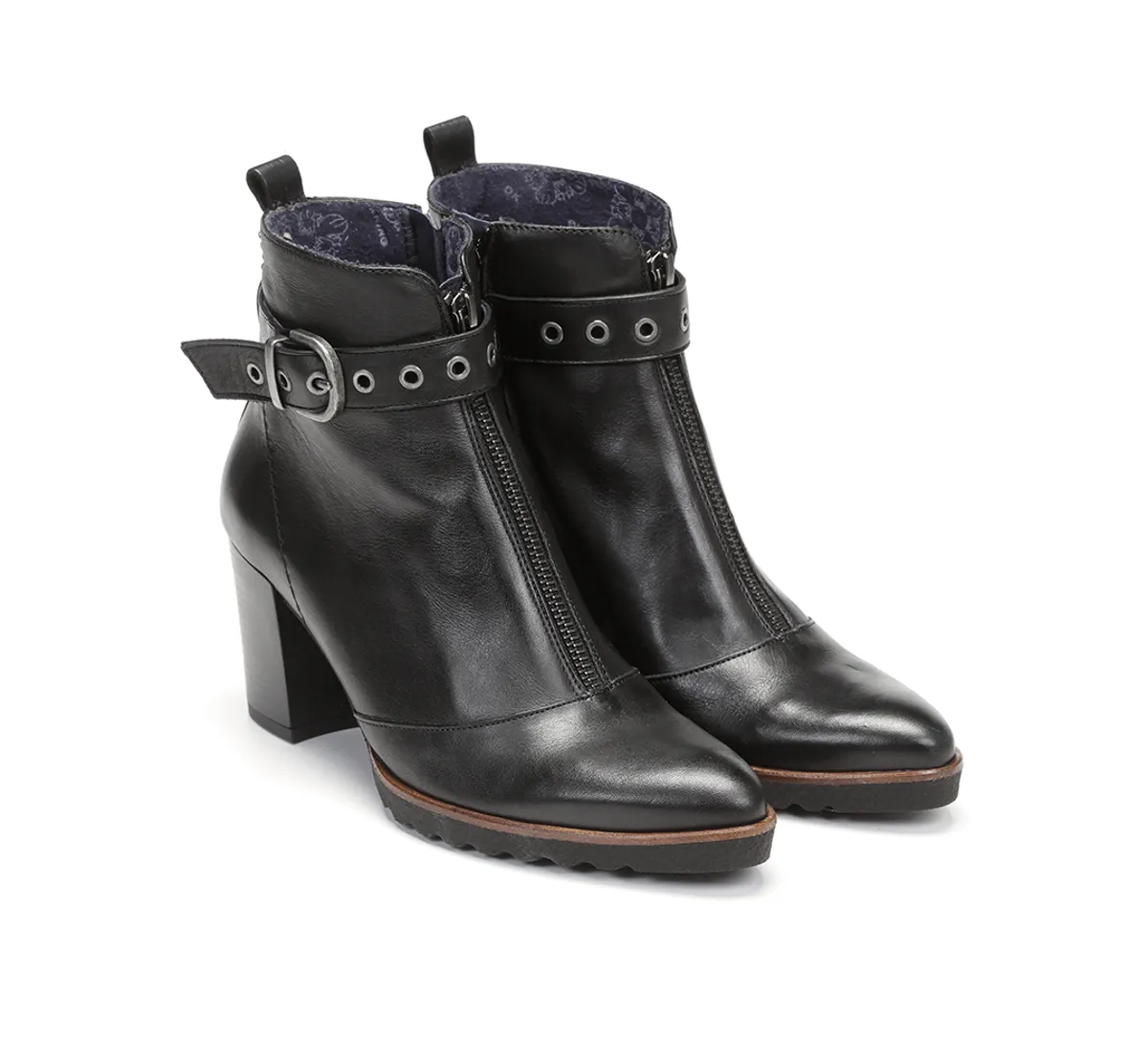 THAIS D8300 Black Ankle Boot