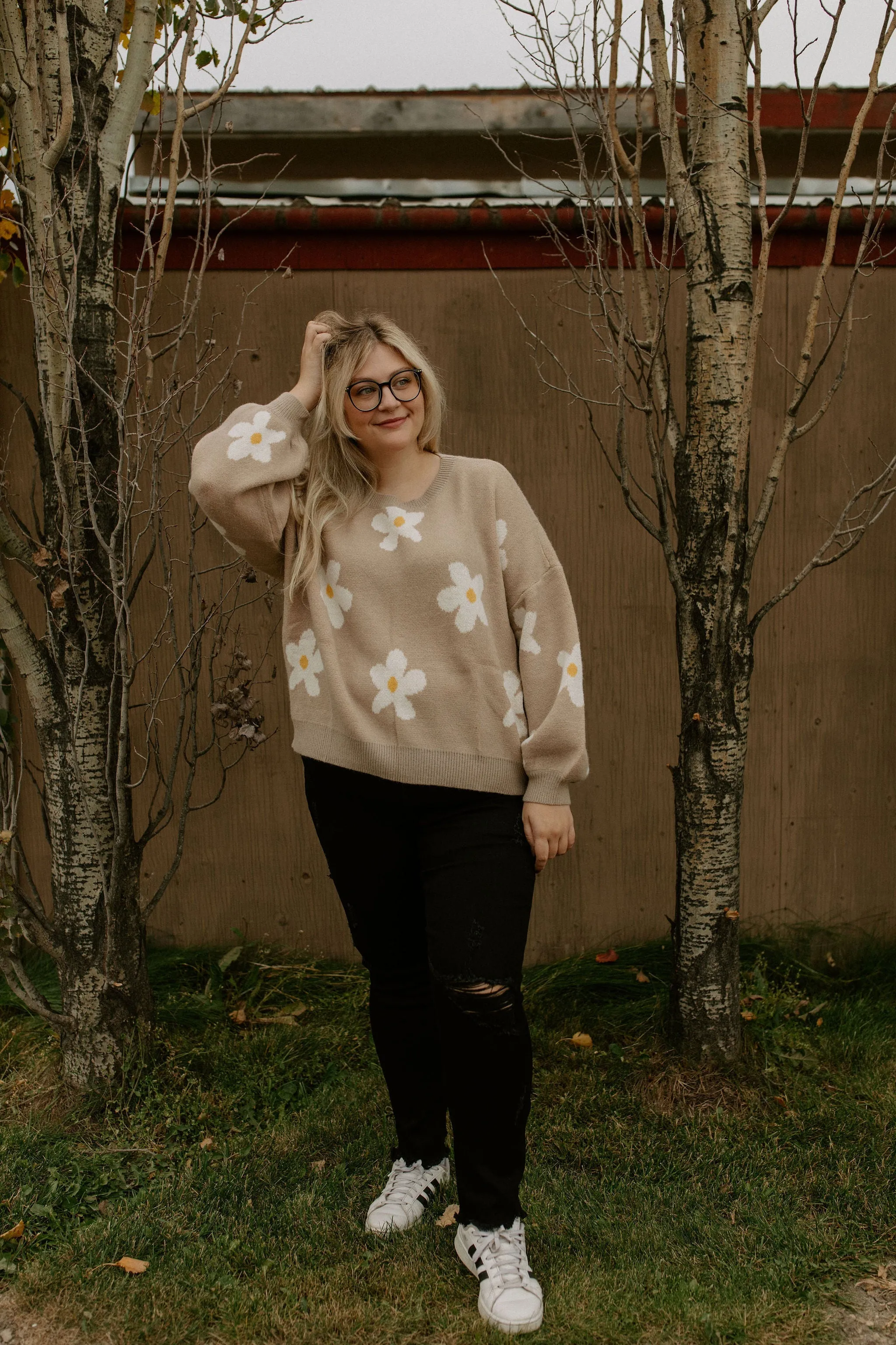 The Flora Oversized Sweater - PLUS