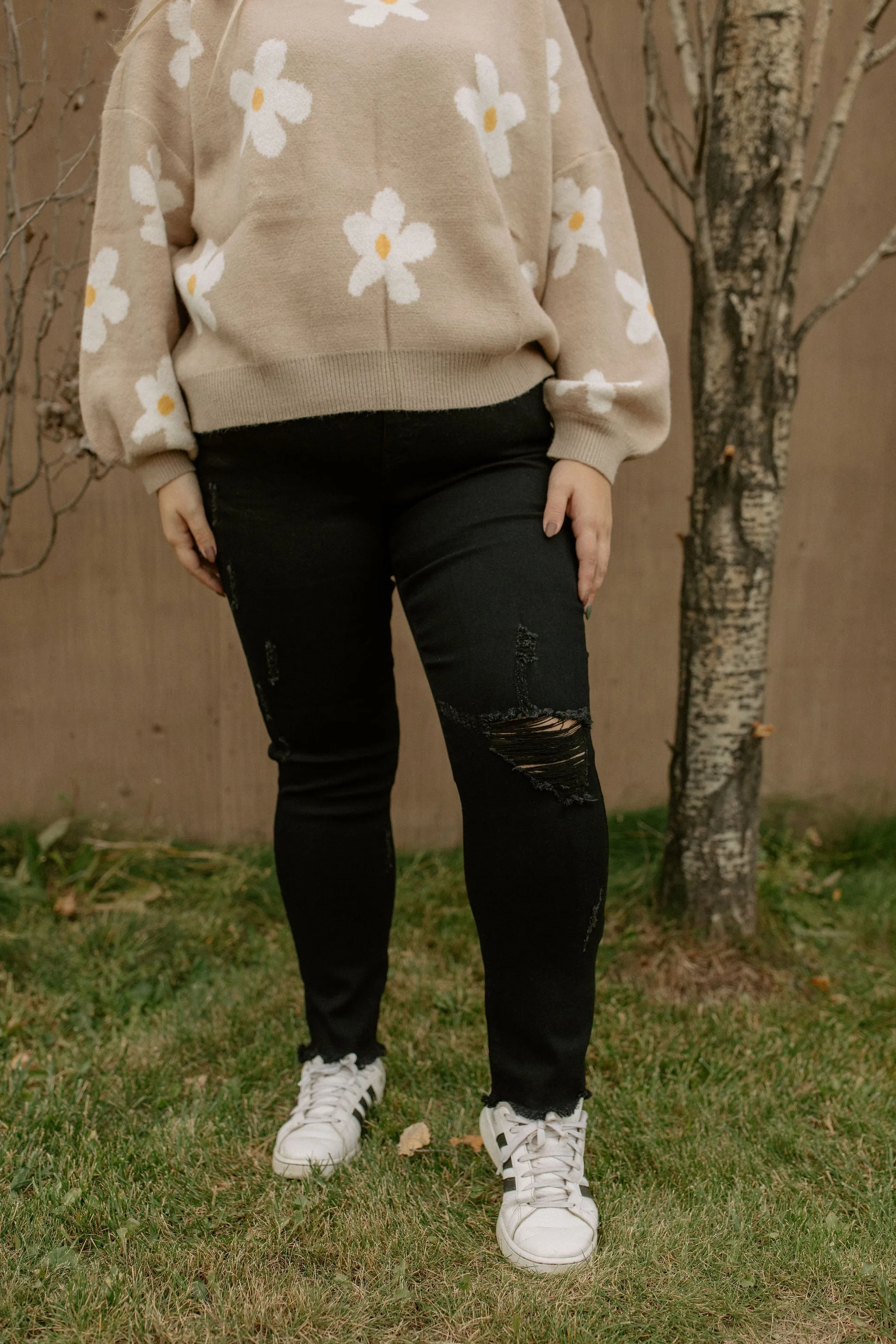 The Flora Oversized Sweater - PLUS