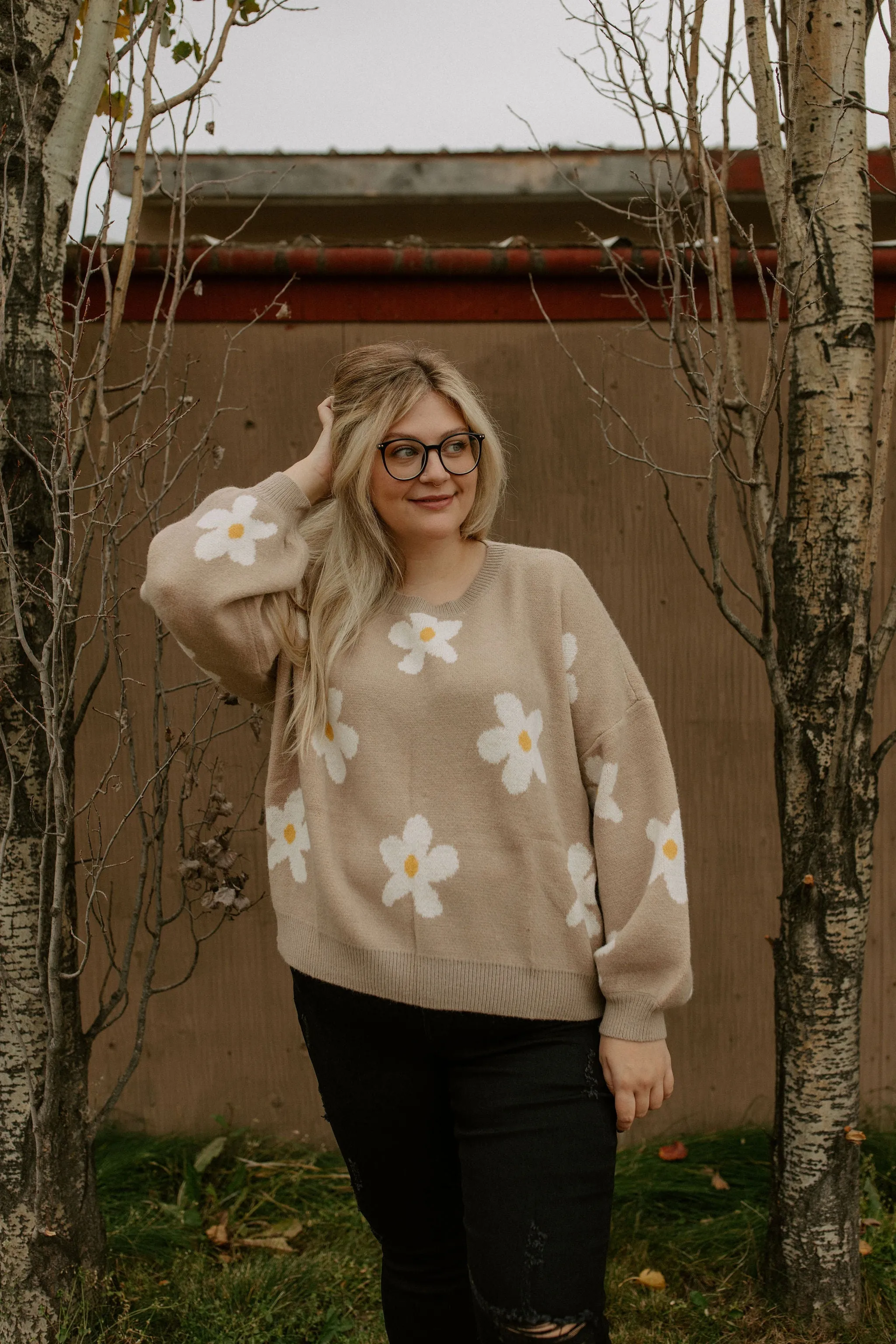 The Flora Oversized Sweater - PLUS