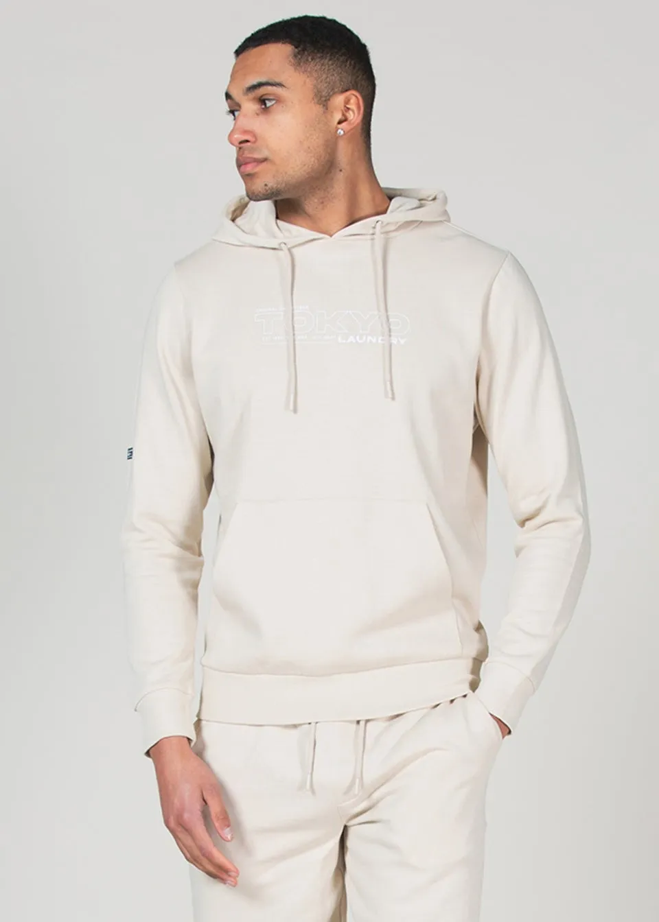 Tokyo Laundry Stone Blend Hoody and Fleece Shorts Co-ord Set