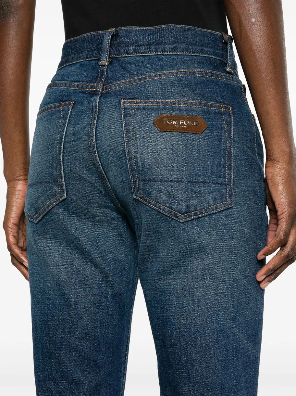 Tom Ford    Tom Ford Straight Leg Denim Jeans