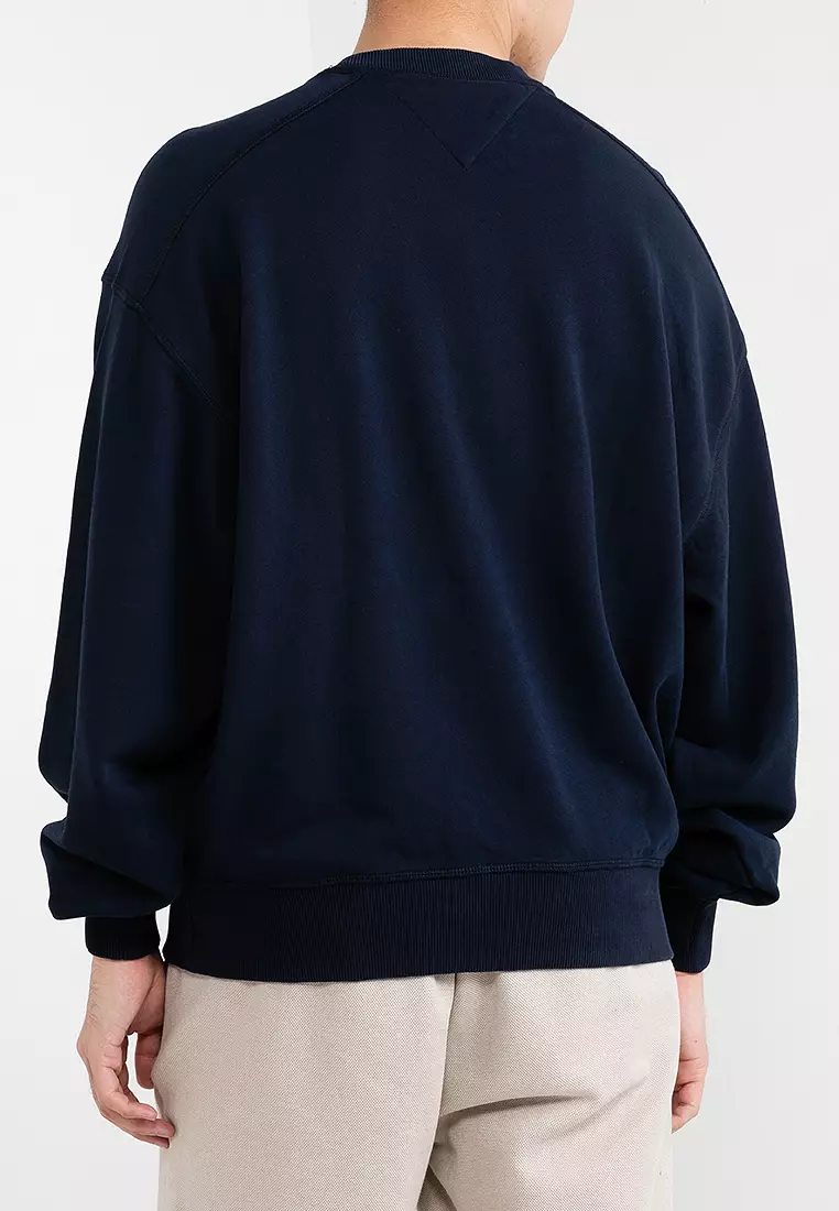 Tommy Hilfiger Varsity Boxy Cropped Sweatshirt - Tommy Jeans