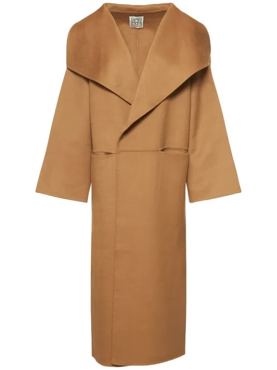 Toteme   Signature wool & cashmere long coat 