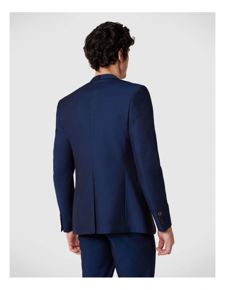 Ultra Slim Fit Two-Tone Tailored Jacket in New Navy