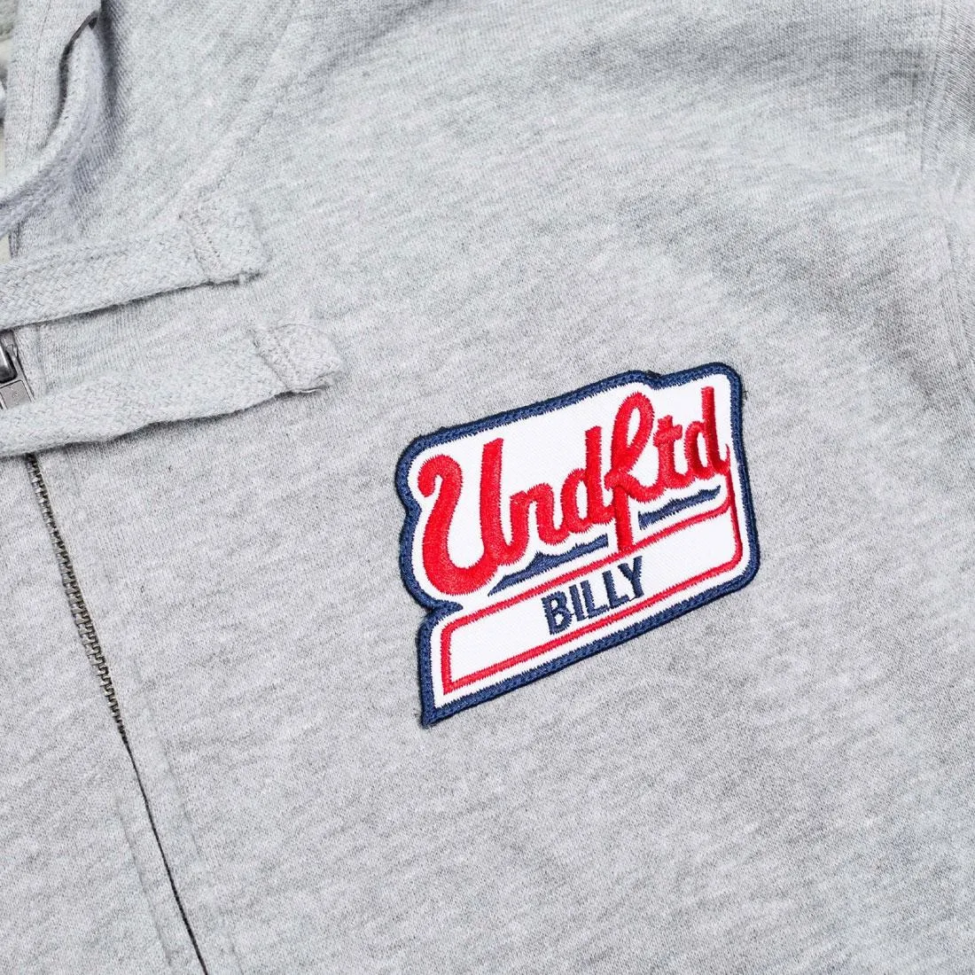 Undefeated Men Billy Patch Zip Hoody (gray / heather)