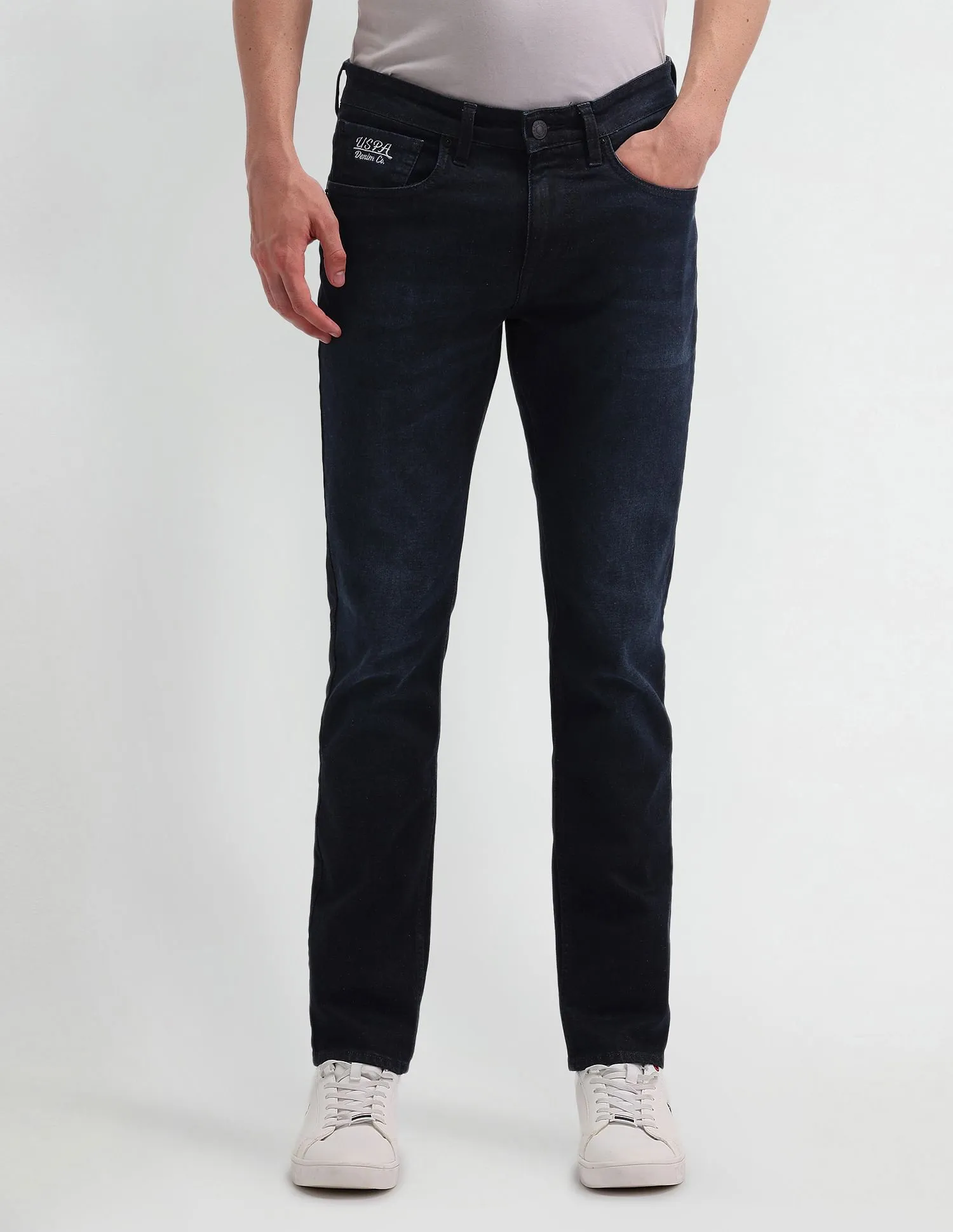 U.S. Polo Assn. Denim Co. Brandon Slim Tapered Fit Blue Jeans