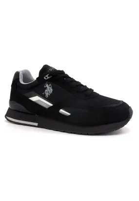 U.S. POLO ASSN. Sneaker Uomo Eco Suede Black TABRY001B