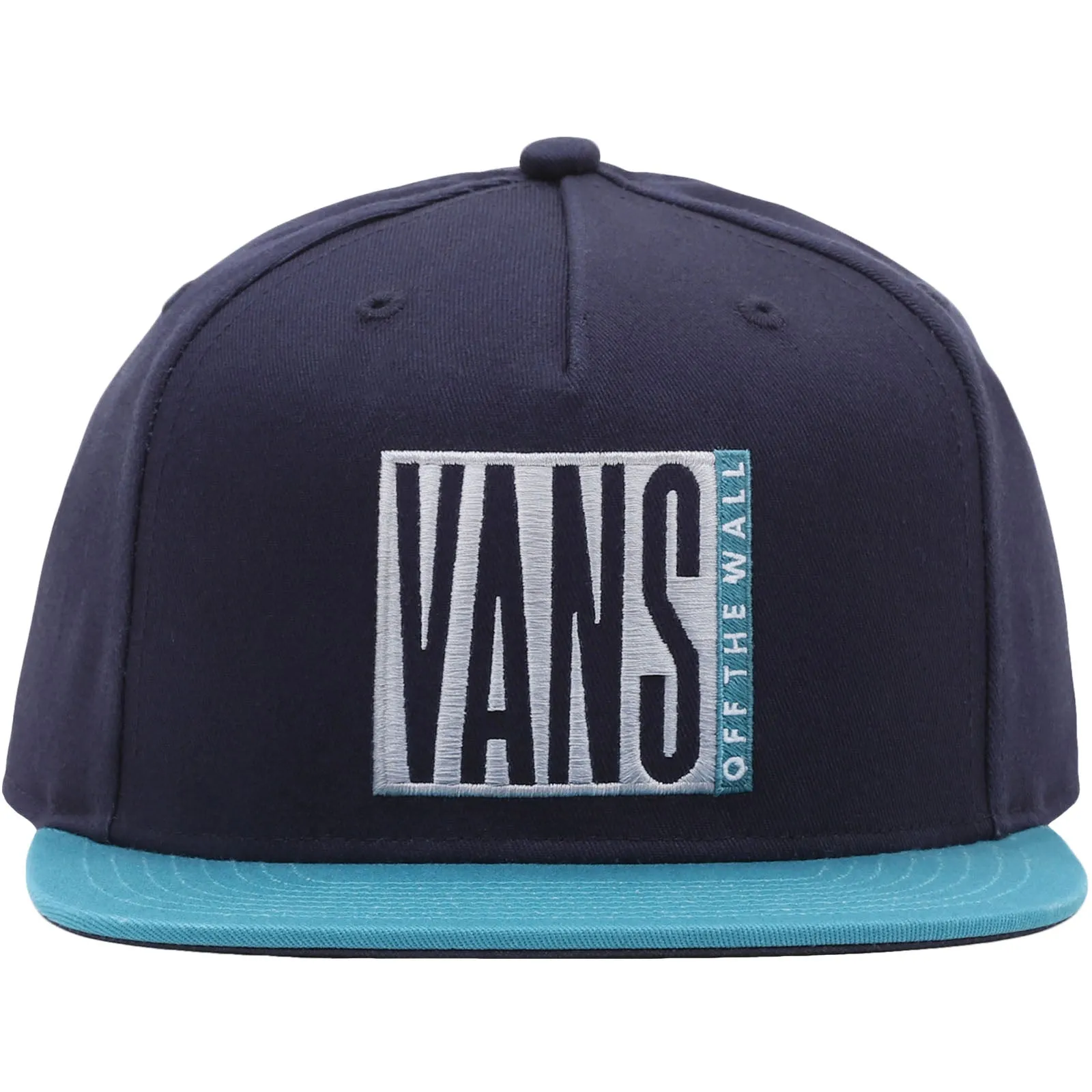 Vans Mens Elevator Flat Peak Snapback Cap Hat - Parisian Night