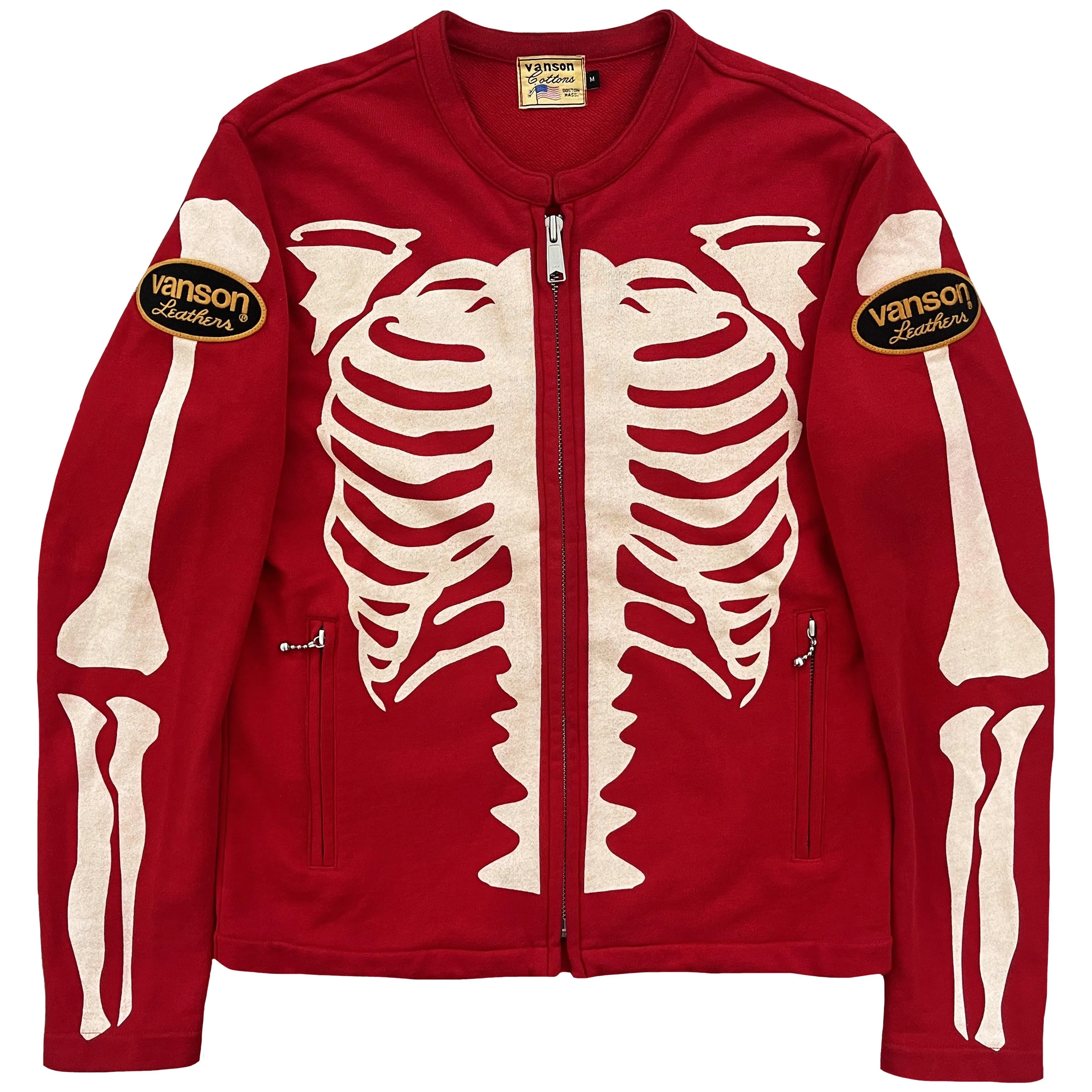 Vanson Skeleton Bone Jacket