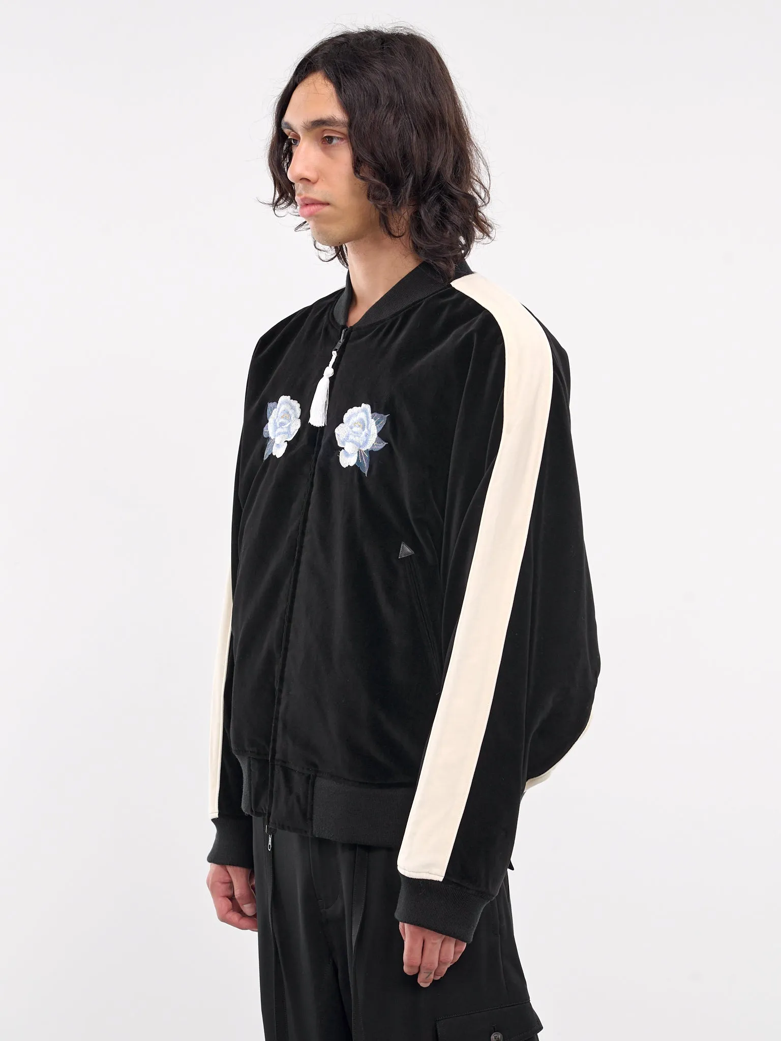 Velour Souvenir Jacket (S24AW23BL-C-BLACK)