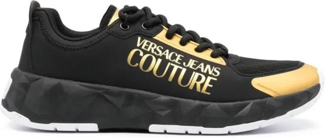 Versace Jeans Couture logo-print low-top sneakers Black