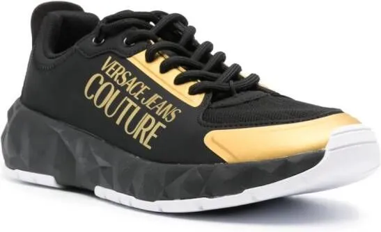 Versace Jeans Couture logo-print low-top sneakers Black