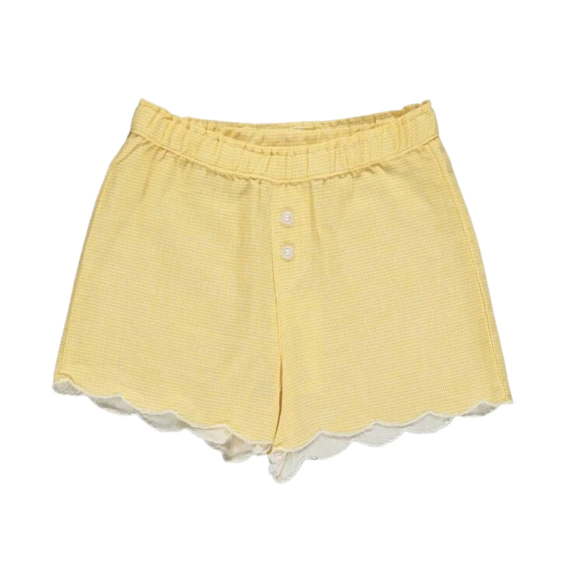 Vignette - Beatrix Shorts in Yellow Check