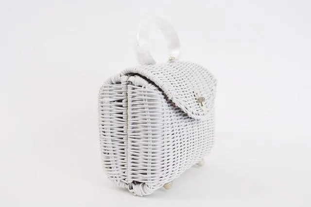 Vintage 60's Basket Bag