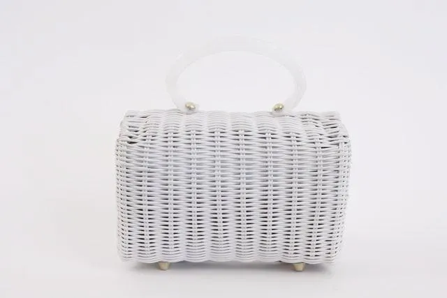 Vintage 60's Basket Bag