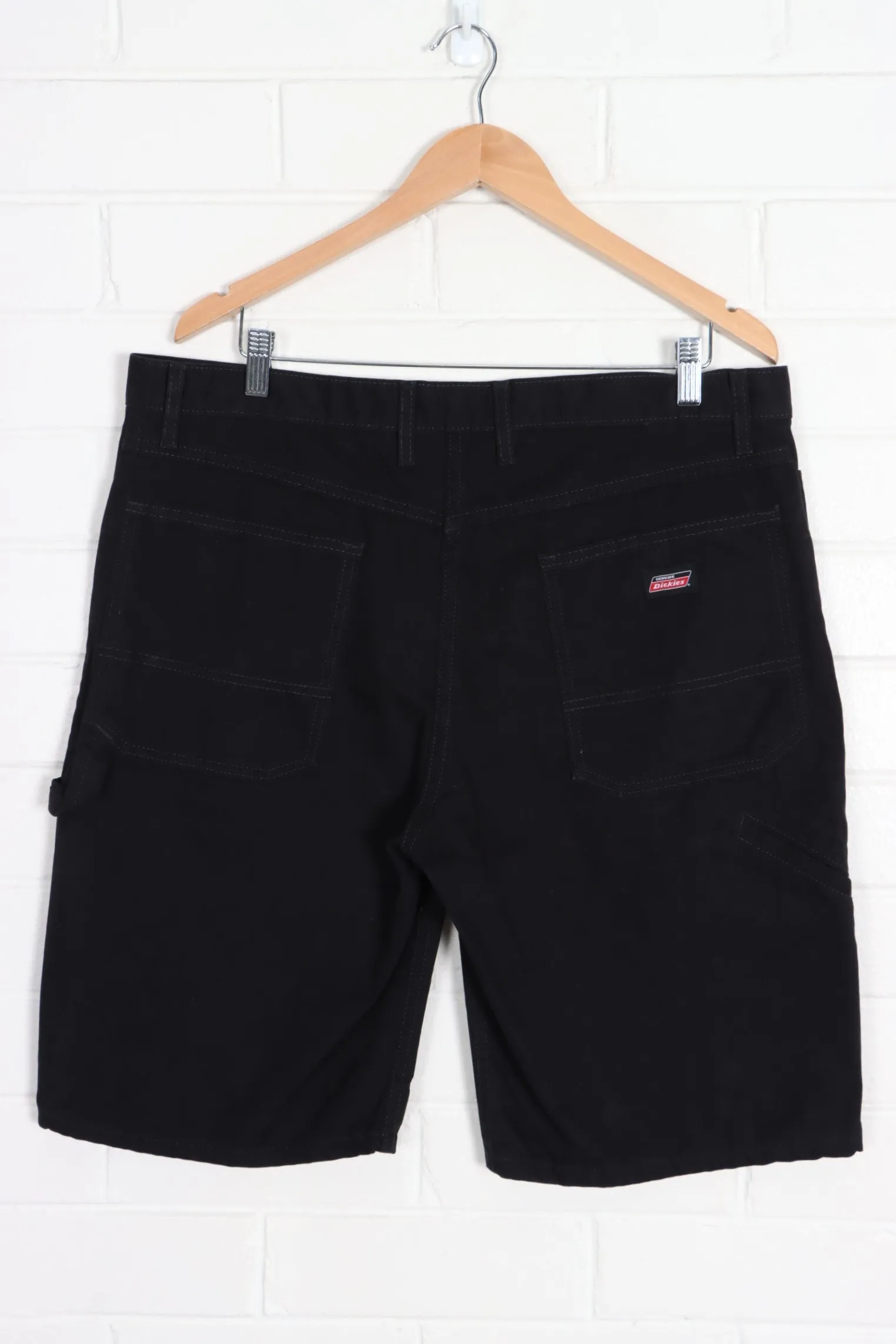 Vintage DICKIES Black Y2K Cargo Work Shorts (38)