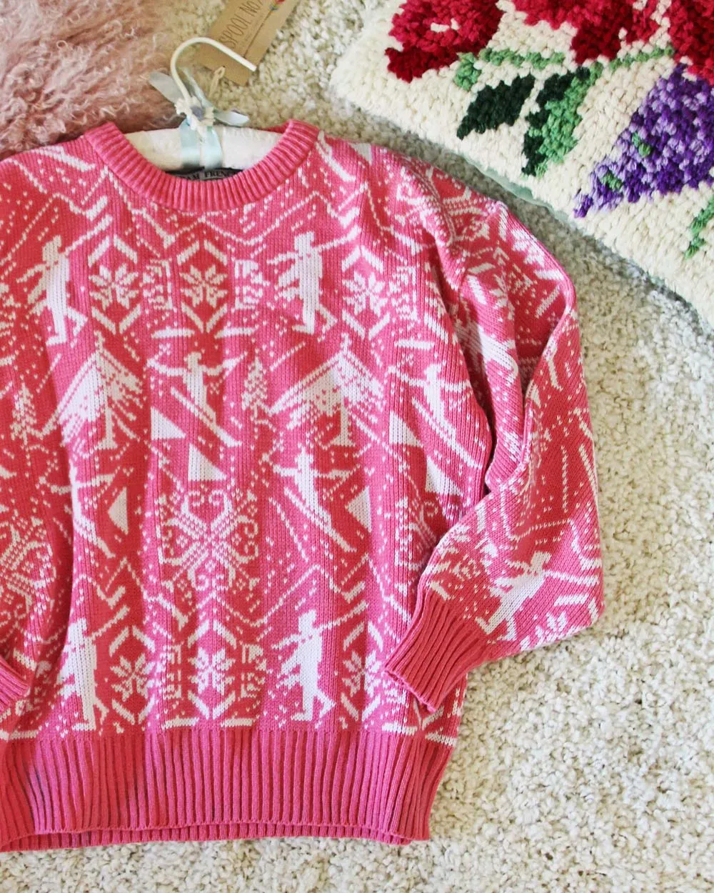 Vintage Sweet Ski Sweater