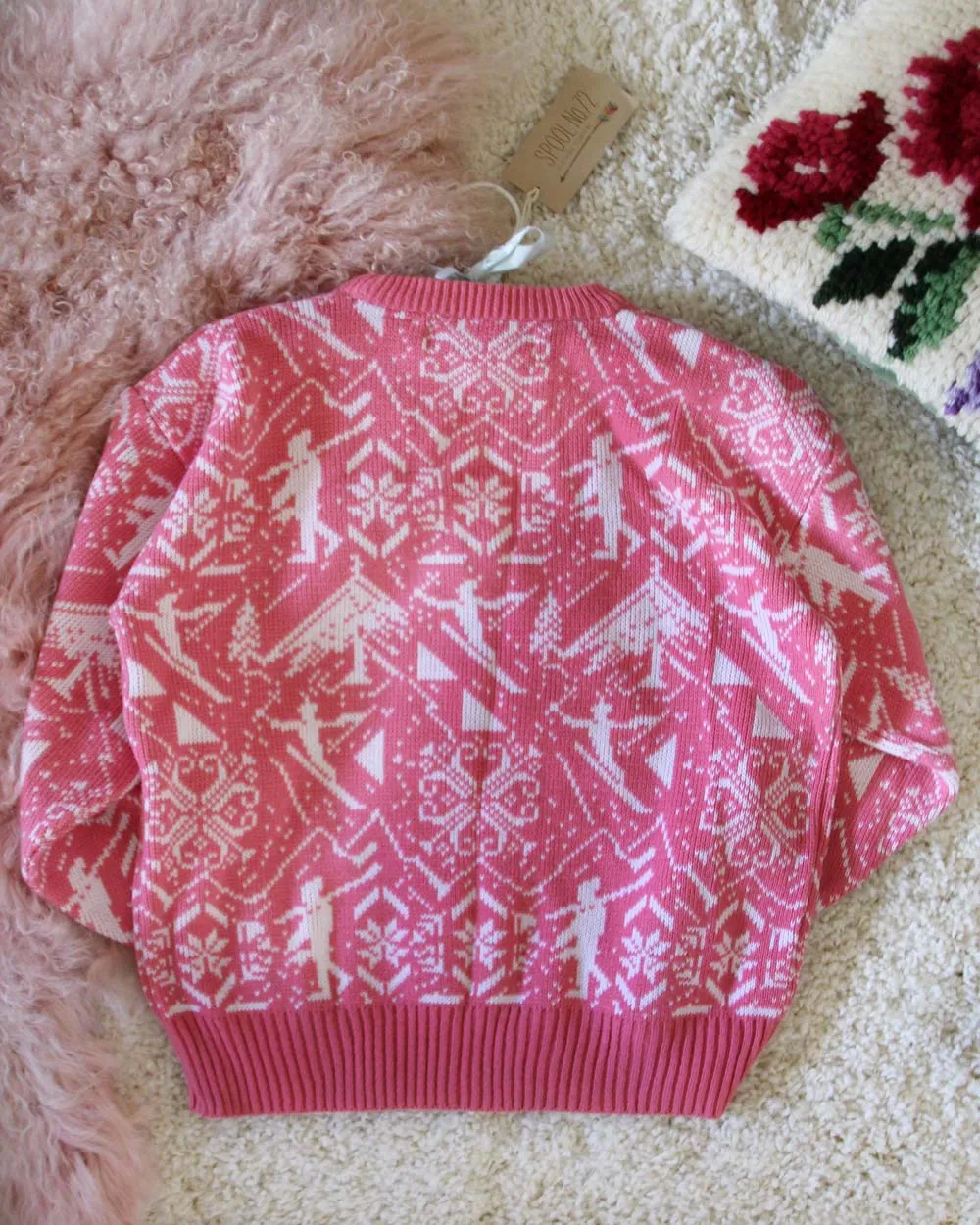 Vintage Sweet Ski Sweater