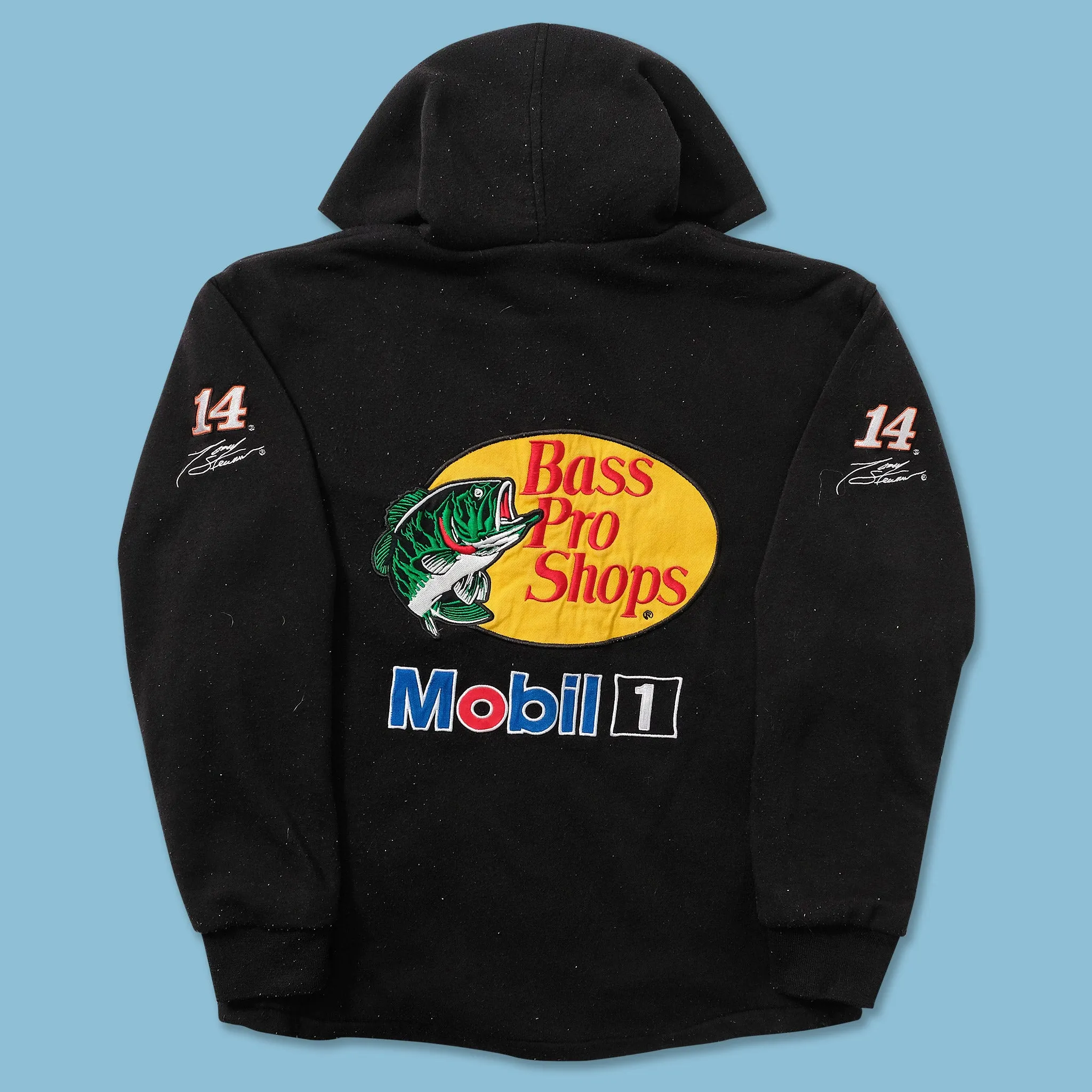 Vintage Tony Stewart Racing Zip Hoody Medium