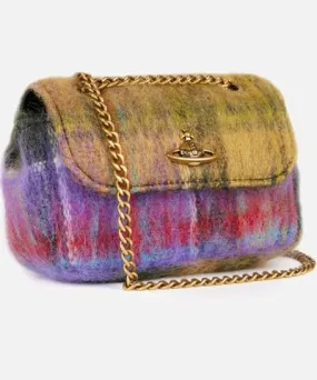 Vivienne Westwood Small Wool-Blend Chain Purse