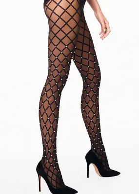 Wolford Pearl Net Fashion Tights ()