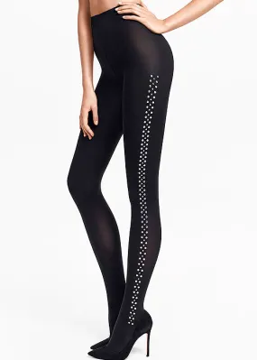 Wolford Roxanne Stud Fashion Tights ()