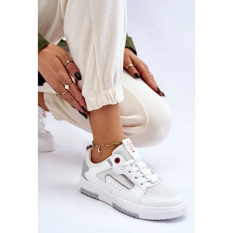 Women's Low Sneakers Cross Jeans LL2R4011C White