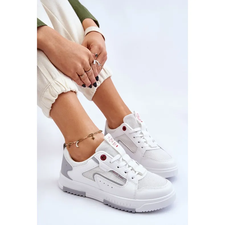 Women's Low Sneakers Cross Jeans LL2R4011C White