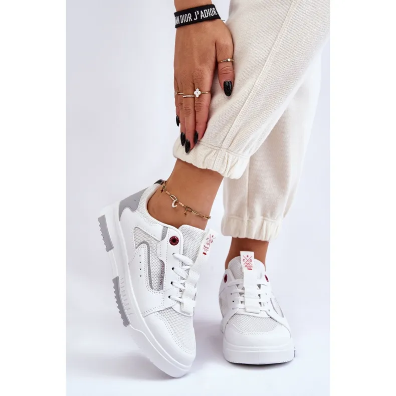 Women's Low Sneakers Cross Jeans LL2R4011C White