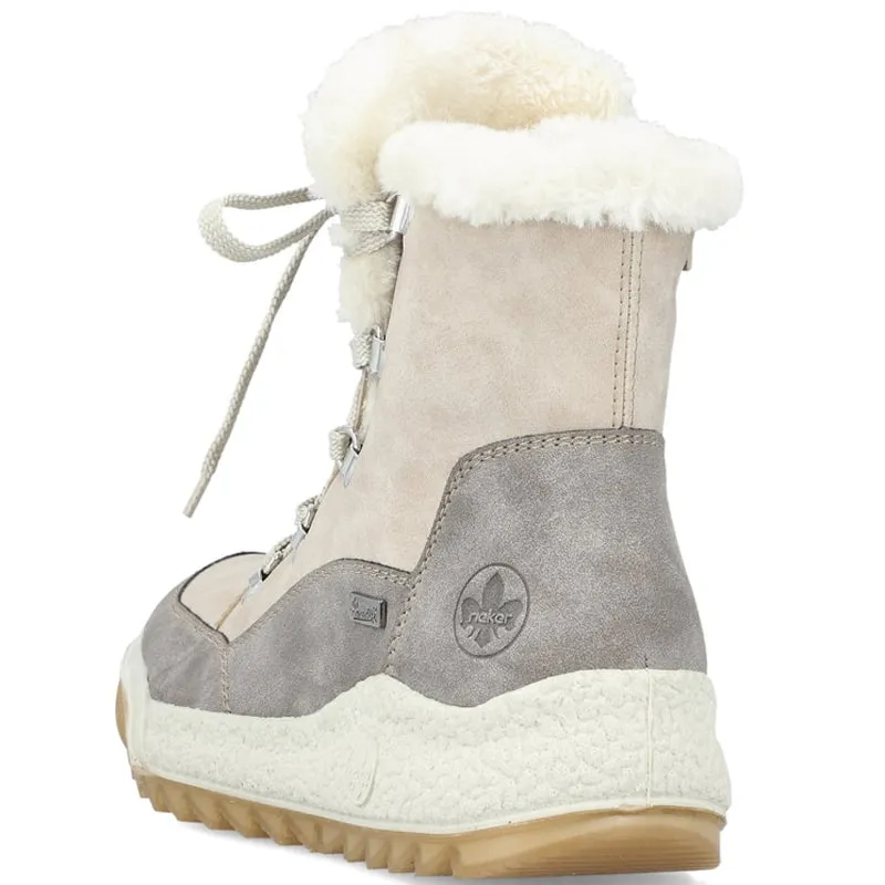 Women’s Rieker Aria 44 Boot – Grey/Champignon