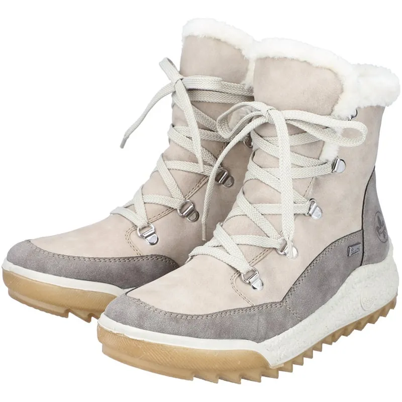 Women’s Rieker Aria 44 Boot – Grey/Champignon