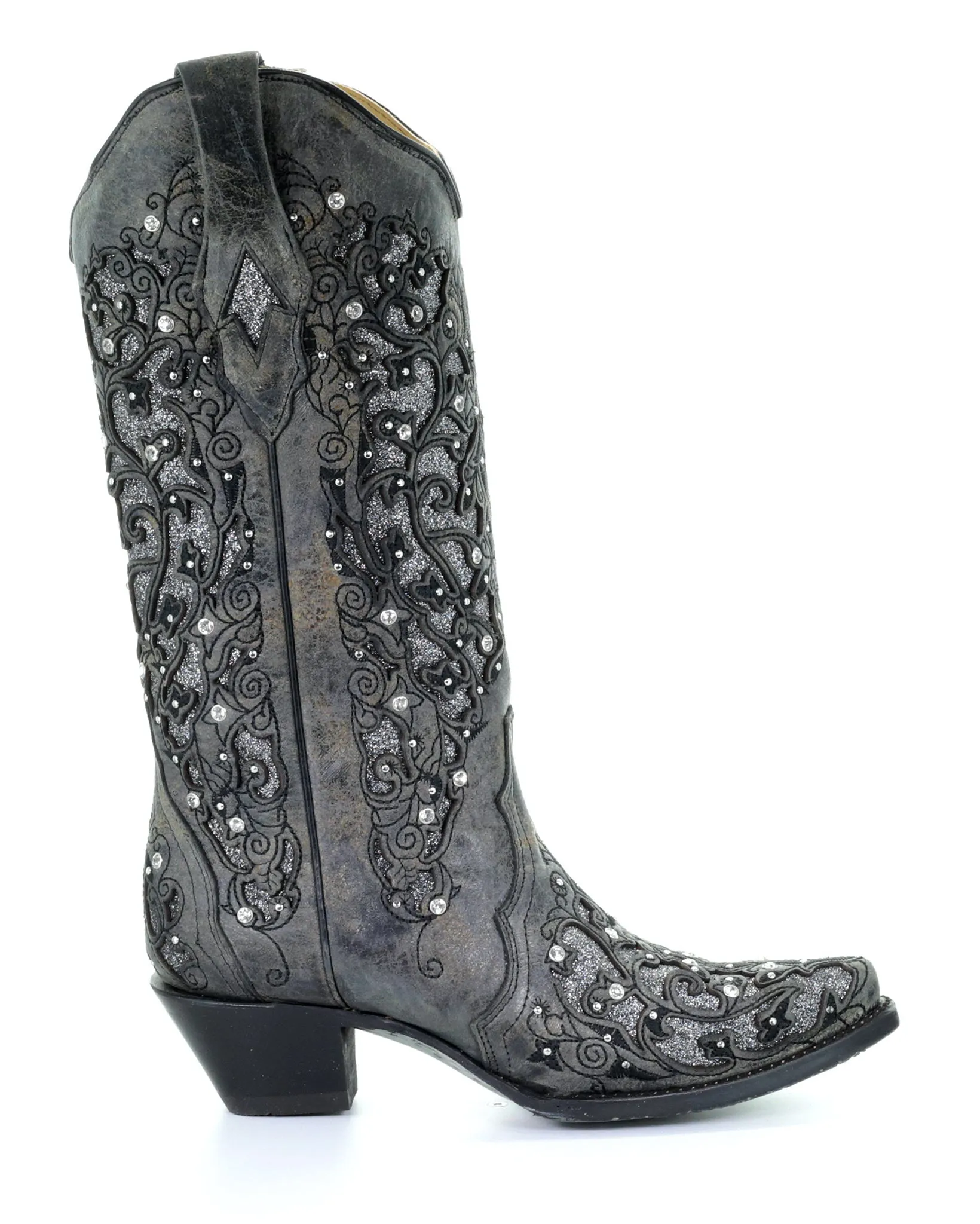 Women's Glitter and Crystals Boots