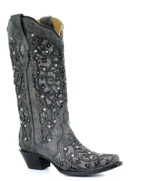 Women's Glitter and Crystals Boots