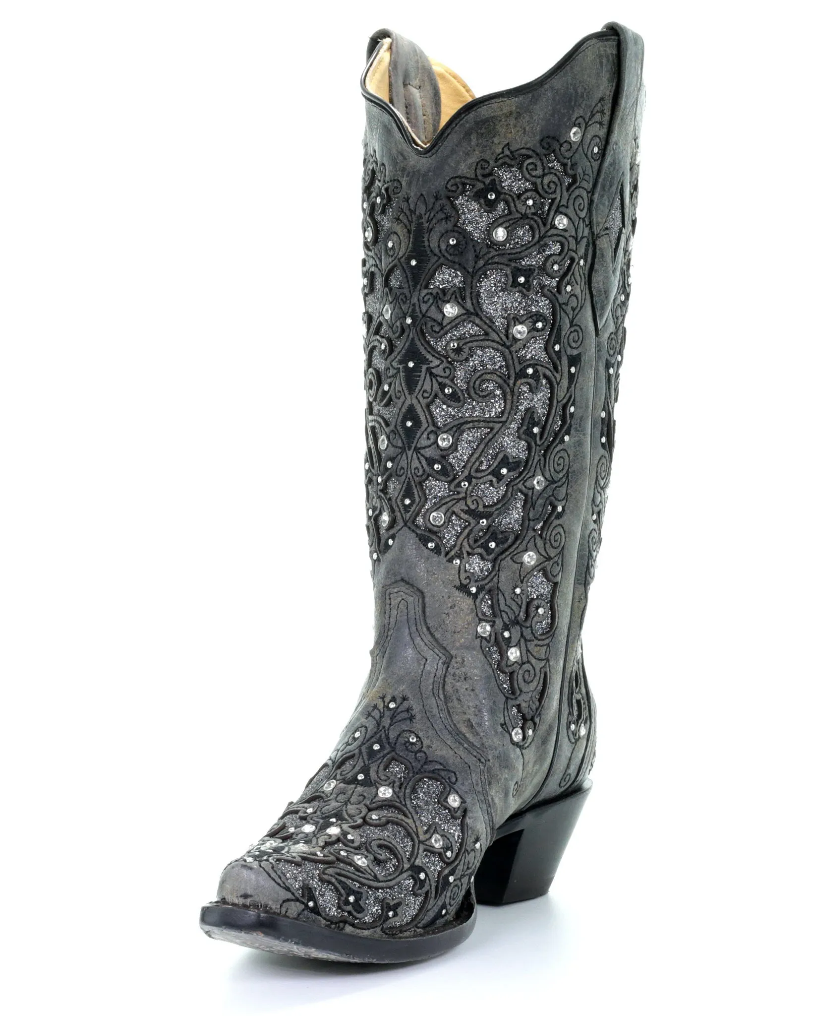 Women's Glitter and Crystals Boots